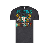 Vintage Black adulting is some bullshit Vintage Tee - OliviaCreatesArt