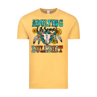 Vintage Mustard adulting is some bullshit Vintage Tee - OliviaCreatesArt