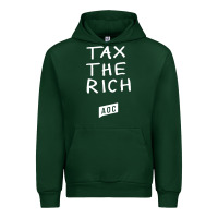 Forest Green aoc tax the rich Urban Hoodie - baoMotion