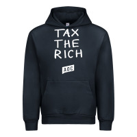 Navy aoc tax the rich Urban Hoodie - baoMotion