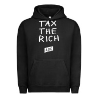 Pigment Black aoc tax the rich Urban Hoodie - baoMotion