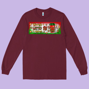 Flannels Lattes Leggings Long Sleeve Tee Designed By Bundleandbundleshop