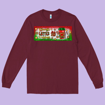 Flannels Lattes Leggings Long Sleeve Tee Designed By Bundleandbundleshop