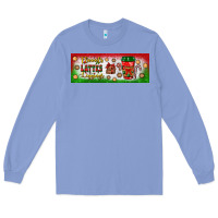 Colony Blue flannels lattes leggings Long Sleeve Tee - BundleAndBundleShop