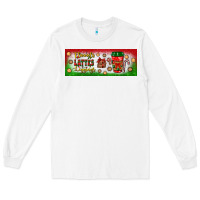 White flannels lattes leggings Long Sleeve Tee - BundleAndBundleShop