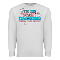 Dove Grey im scary transgender the media warned you about Premium Sweatshirt - JahusDesignShop