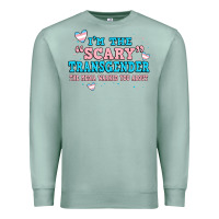 Seafoam im scary transgender the media warned you about Premium Sweatshirt - JahusDesignShop