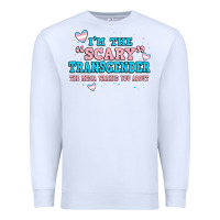 White im scary transgender the media warned you about Premium Sweatshirt - JahusDesignShop