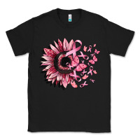 Black cancer sunflower Classic Tee - CowGirlArtShop