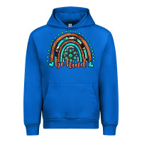 Cobalt be kind western turquoise rainbow Urban Hoodie - JahusDesignShop