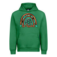 Emerald be kind western turquoise rainbow Urban Hoodie - JahusDesignShop