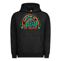 Pigment Black be kind western turquoise rainbow Urban Hoodie - JahusDesignShop