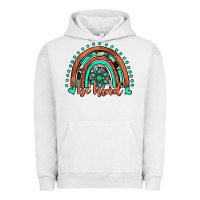Pigment Lunar Rock be kind western turquoise rainbow Urban Hoodie - JahusDesignShop