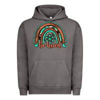 Pigment Tornado be kind western turquoise rainbow Urban Hoodie - JahusDesignShop
