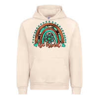 Sandshell be kind western turquoise rainbow Urban Hoodie - JahusDesignShop