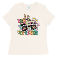 Bone Egg crusher monster truck Ladies Tee - CowGirlArtShop