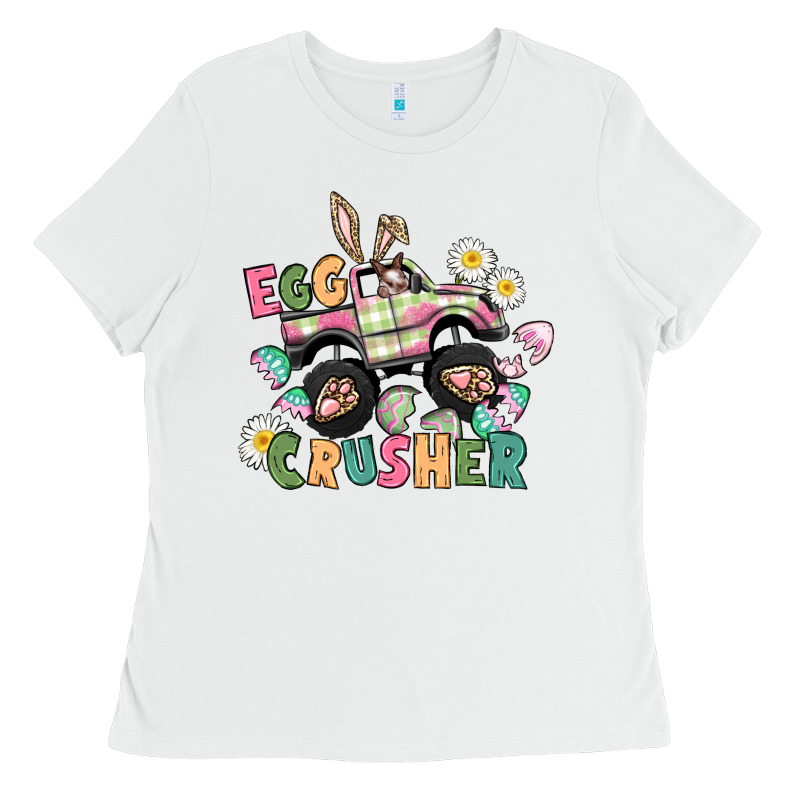 Egg Crusher Monster Truck Ladies Tee by CowGirlArtShop | Teevron