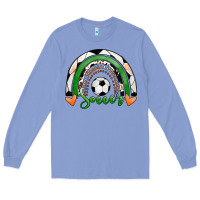 Colony Blue Soccer Rainbow Long Sleeve Tee - RanaPortraitStore
