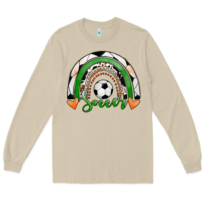 Soccer Rainbow Long Sleeve Tee by RanaPortraitStore | Teevron