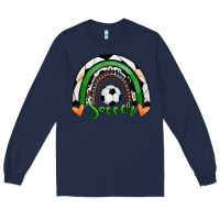 Navy Soccer Rainbow Long Sleeve Tee - RanaPortraitStore