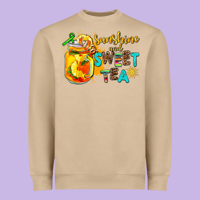 Sunshine And Sweet Tea Heavyweight Sweatshirt Designed By Adodesignshop