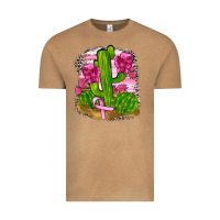 Vintage Camel breast cancer cactus Vintage Tee - FaDigitalArtStudio