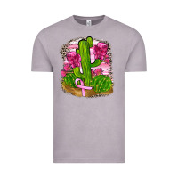 Vintage Zinc breast cancer cactus Vintage Tee - FaDigitalArtStudio