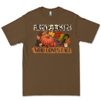 Cacao just a girl who loves fall Premium Tee - CowGirlArtShop
