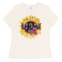 Bone Mom life sunflower mother's day Ladies Tee - HowdyJamesFarm