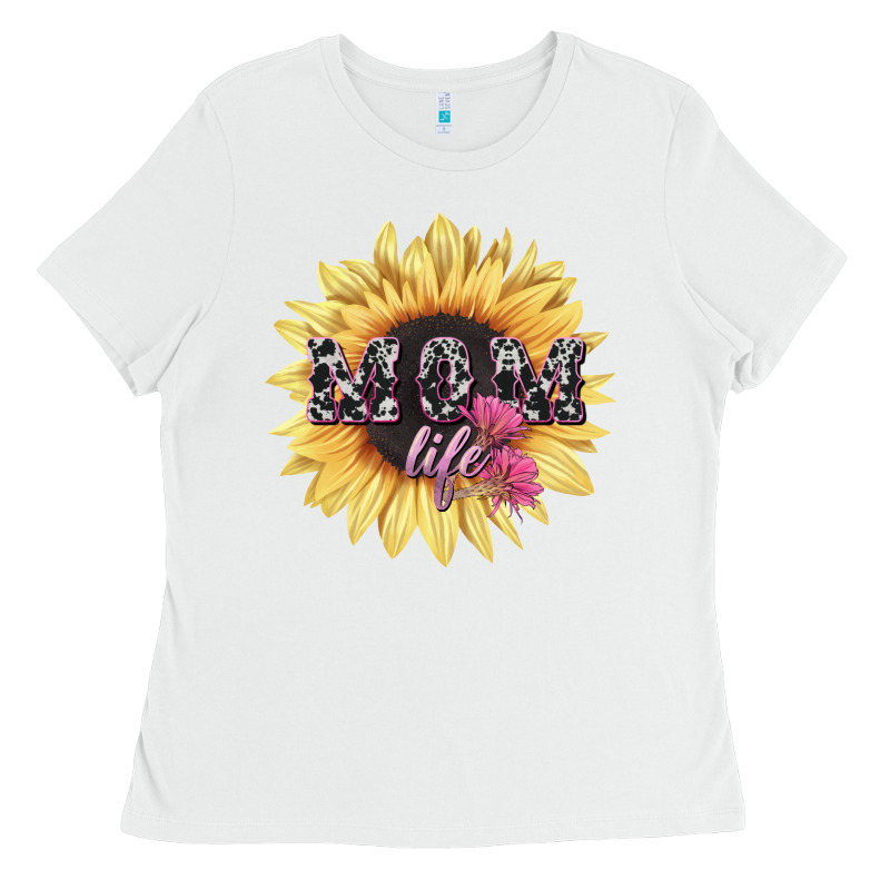 Mom Life Sunflower Mother's Day Ladies Tee by HowdyJamesFarm | Teevron