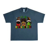 Midnight Navy We are black history Urban Heavy Tee - FaDigitalArtStudio