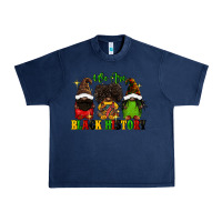Navy We are black history Urban Heavy Tee - FaDigitalArtStudio