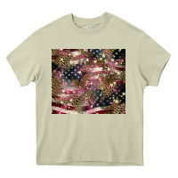 Mossy American flag leopard pinktumbler Heavy Core Tee - HowdyJamesFarm
