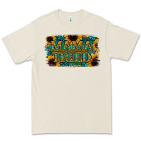 Sunflower Serappe Turquoise Gemstone Mama Tried Premium Tee | Teevron