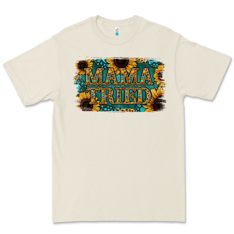 Sunflower Serappe Turquoise Gemstone Mama Tried Premium Tee by Jasminsmagicworld | Teevron