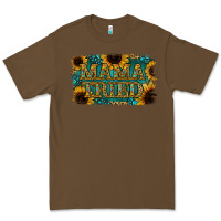 Cacao Sunflower Serappe Turquoise Gemstone Mama Tried Premium Tee - Jasminsmagicworld