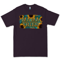 Plum Sunflower Serappe Turquoise Gemstone Mama Tried Premium Tee - Jasminsmagicworld