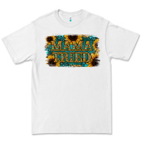 White Sunflower Serappe Turquoise Gemstone Mama Tried Premium Tee - Jasminsmagicworld