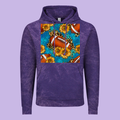 American Football With Leopard Vintage Hoodie Designed By Bundleandbundleshop