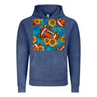 Vintage Denim american football with leopard Vintage Hoodie - BundleAndBundleShop