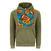 Vintage Olive american football with leopard Vintage Hoodie - BundleAndBundleShop