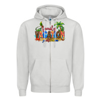 Dove Grey Punta Cana family vacation Zipper Hoodie - AdoDesignShop