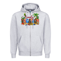 Heather Grey Punta Cana family vacation Zipper Hoodie - AdoDesignShop