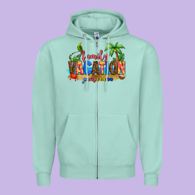 Punta Cana Family Vacation Zipper Hoodie Designed By Adodesignshop