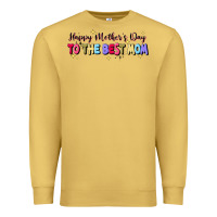 Antique Gold happy mother's to the best mom Premium Sweatshirt - JahusDesignShop