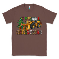Chestnut i dig christmas bulldozer Classic Tee - CowGirlArtShop