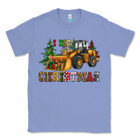 Colony Blue i dig christmas bulldozer Classic Tee - CowGirlArtShop