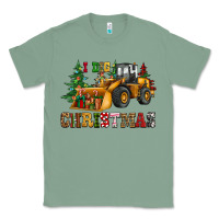 Sage i dig christmas bulldozer Classic Tee - CowGirlArtShop