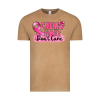 Breast Cancer Chemo Hair Don't Care Vintage Tee | Teevron