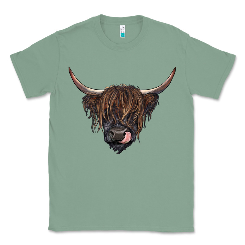 Black Highland Cow Classic Tee by RanaPortraitStore | Teevron